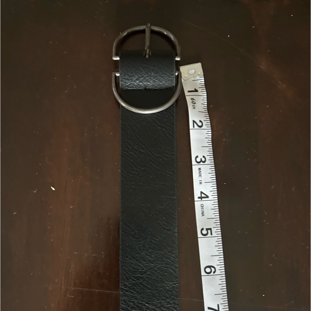 Black Leather female belt